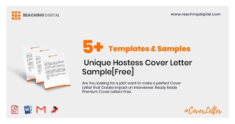 Unique Hostess Cover Letter Sample