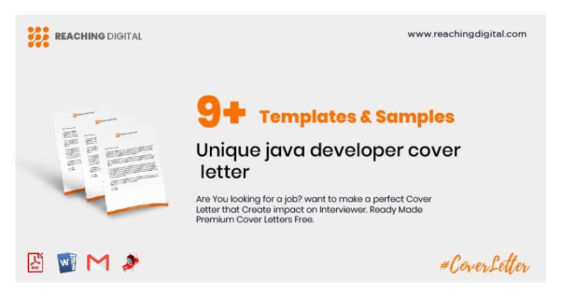 Unique java developer cover letter