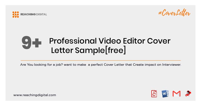 Video Editor Cover Letter Examples