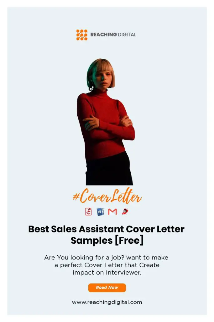 application letter for sales assistant