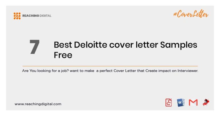 writing a cover letter for deloitte