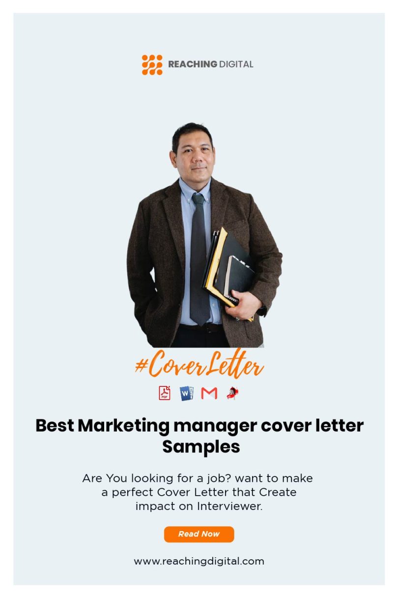 best marketing manager cover letter
