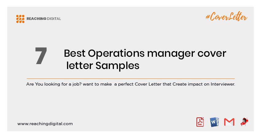 operations manager cover letter examples