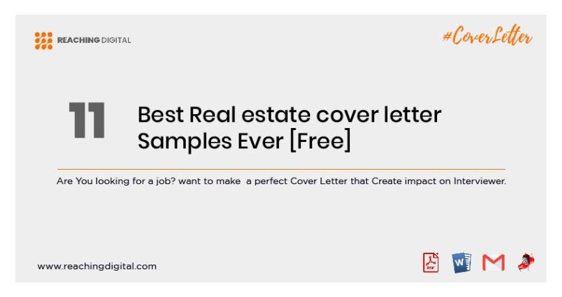 how to write a cover letter real estate