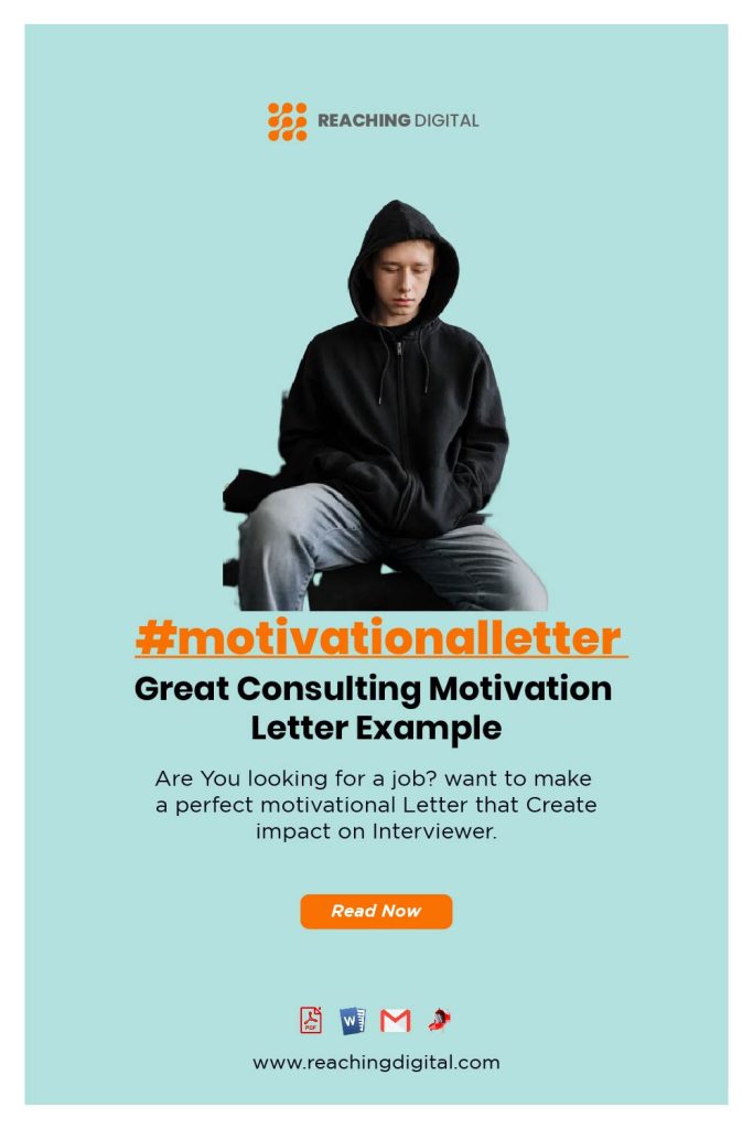 Consulting Motivation Letter Examples McKinsey
