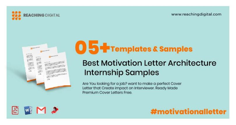 Motivation Letter Architecture Internship