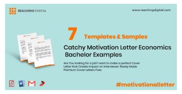 Motivation Letter Economics Bachelor