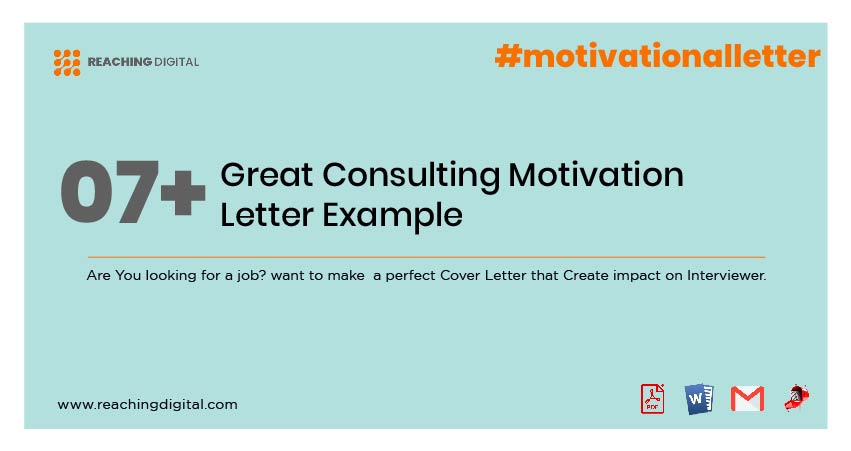 Consulting Motivation Letter Sample
