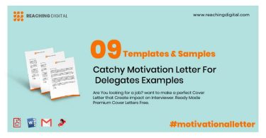 Motivation Letter For Delegates
