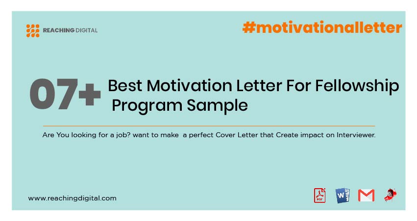 Motivation Letter For Research Fellowship