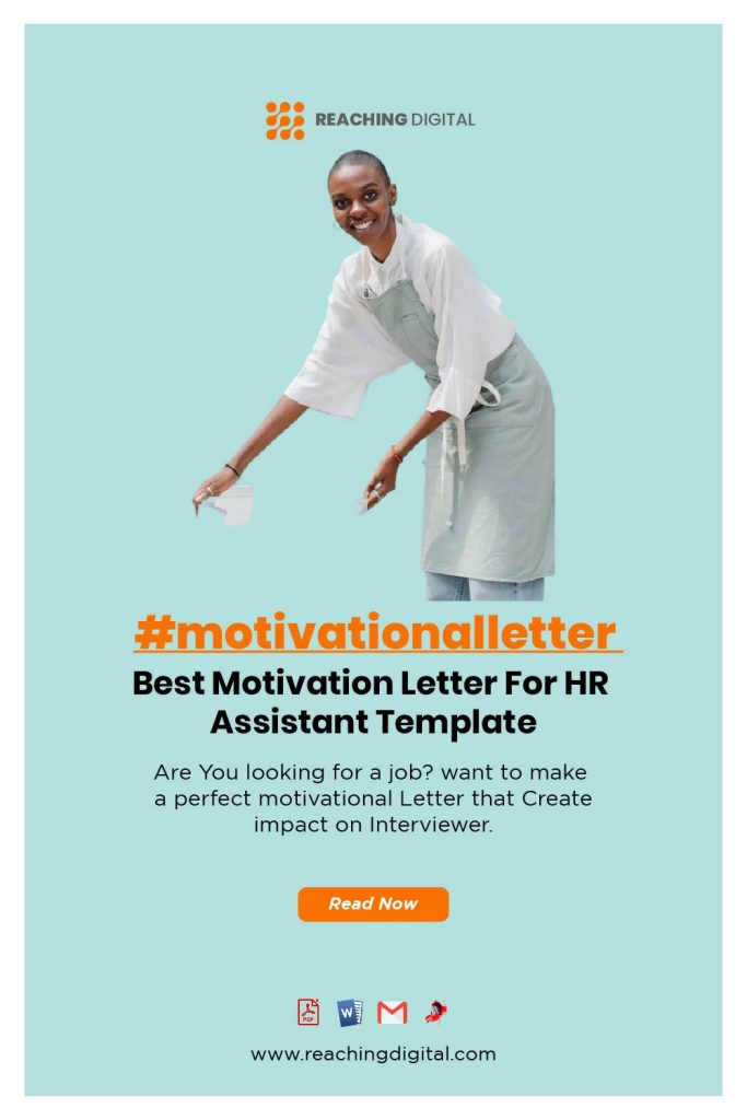 Motivation Letter For HR Assistant Position