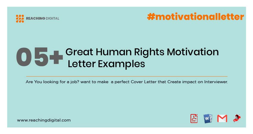 Human Rights Motivation Letter Template