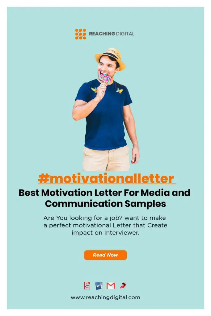 Motivation Letter For Media and Communication Sample