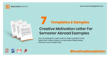 Motivation Letter For Semester Abroad