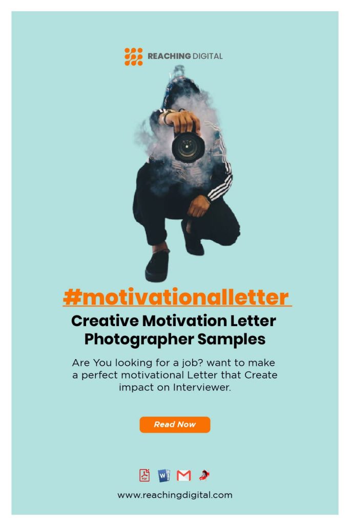 Motivation Letter Photography Assistant