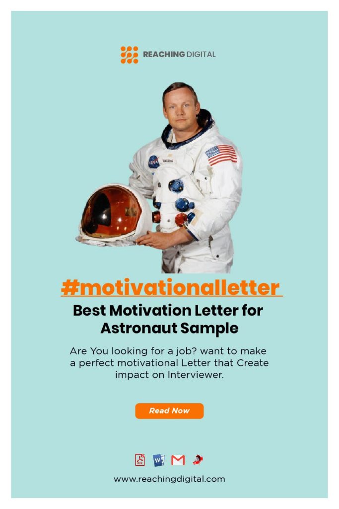 Motivation Letter for Astronaut Position