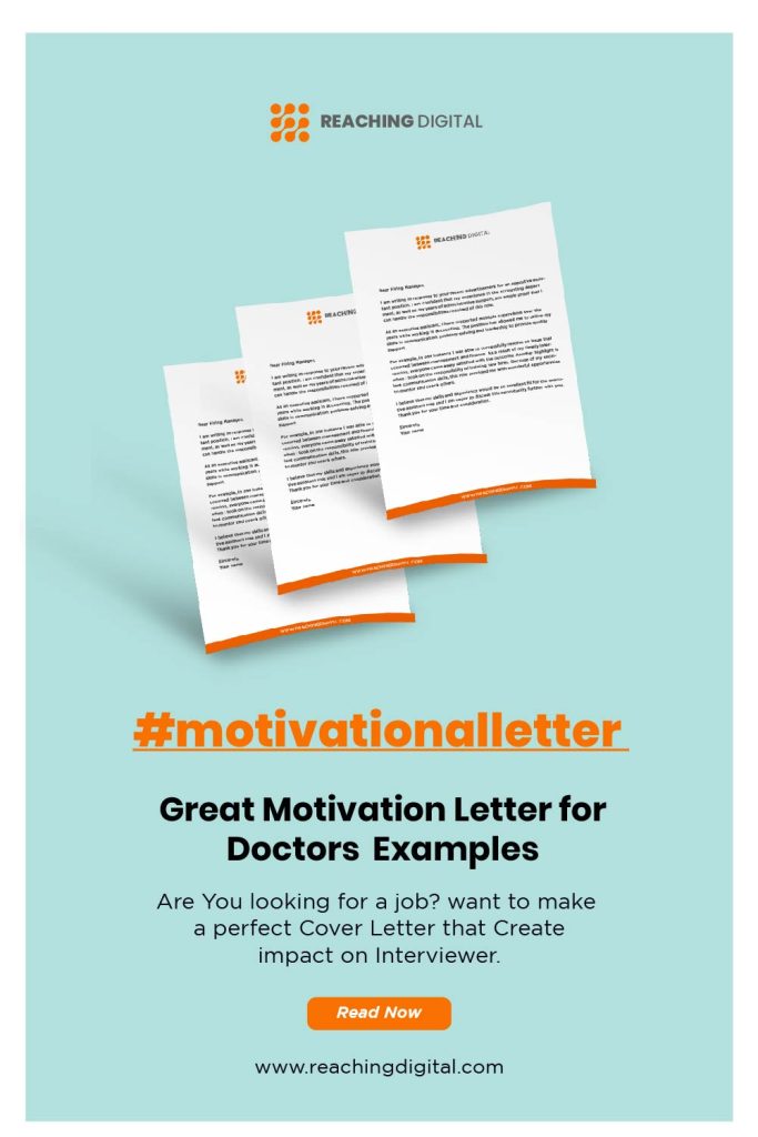 Motivation Letter for Doctoral Scholarship