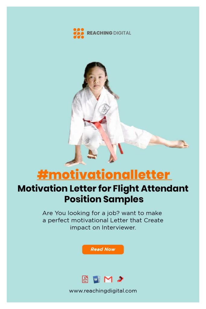 Motivation Letter for Flight Attendant Internship