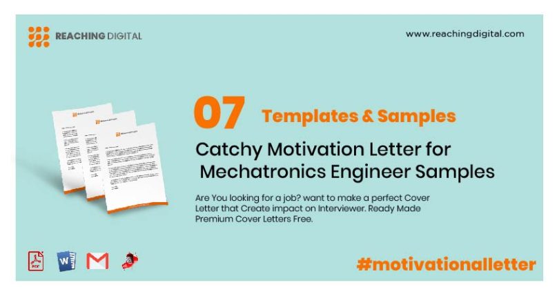 Motivation Letter for Mechatronics Engineer
