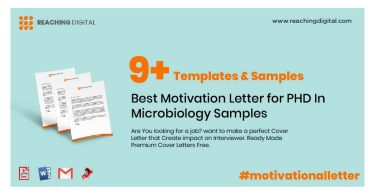 Motivation Letter for PHD In Microbiology