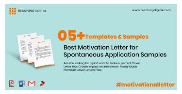 Motivation Letter for Spontaneous Application