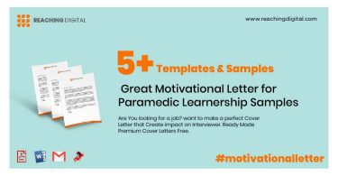 Motivational Letter for Paramedic Learnership