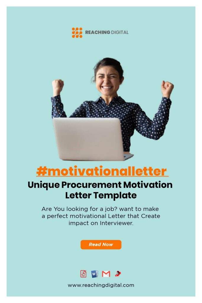 Procurement Motivation Letter Template