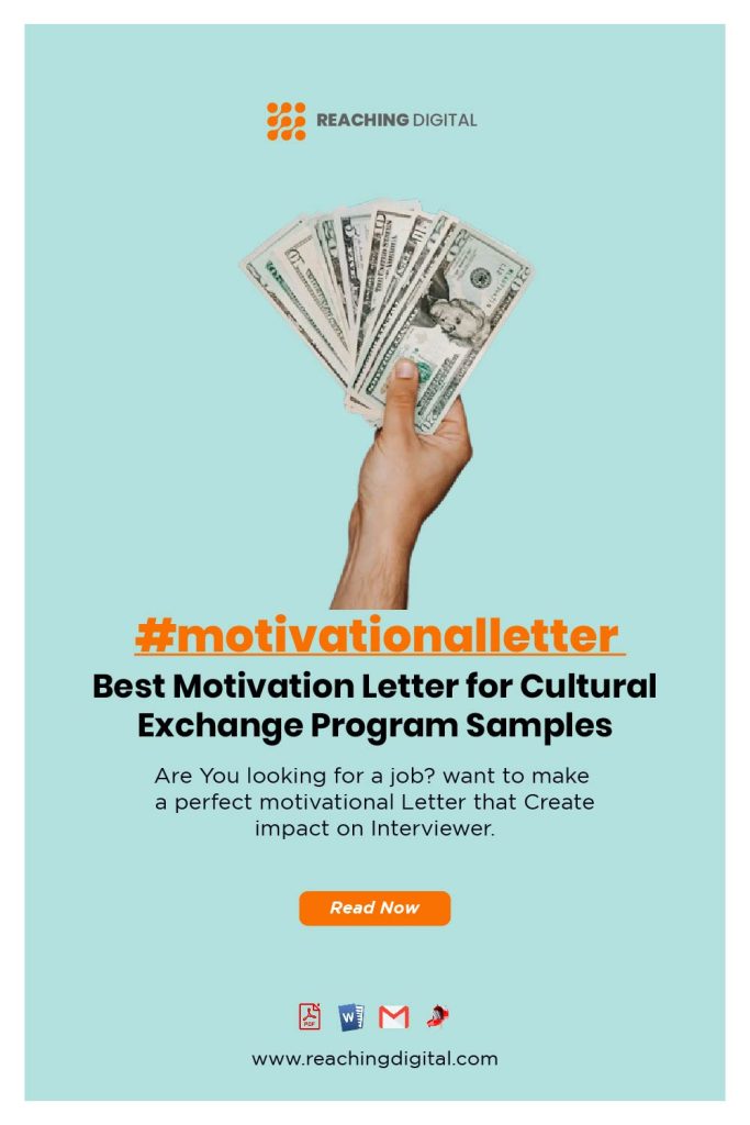 Sample Motivation Letter for Cultural Exchange Program