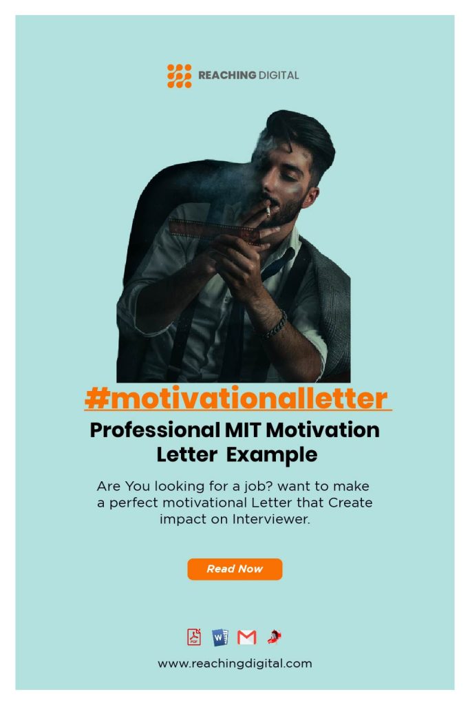 MIT Motivation Letter Template