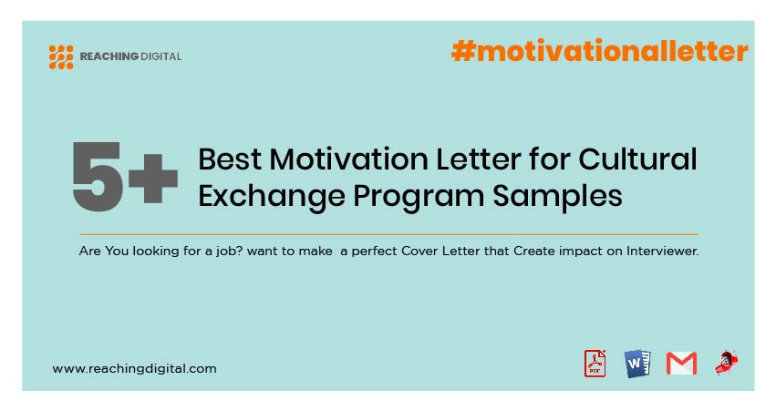 Short Motivation Letter for Cultural Exchange Program