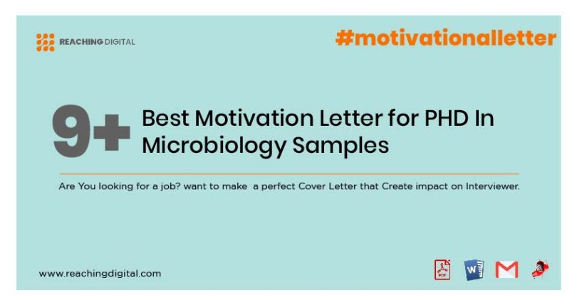 motivation letter for phd in biotechnology