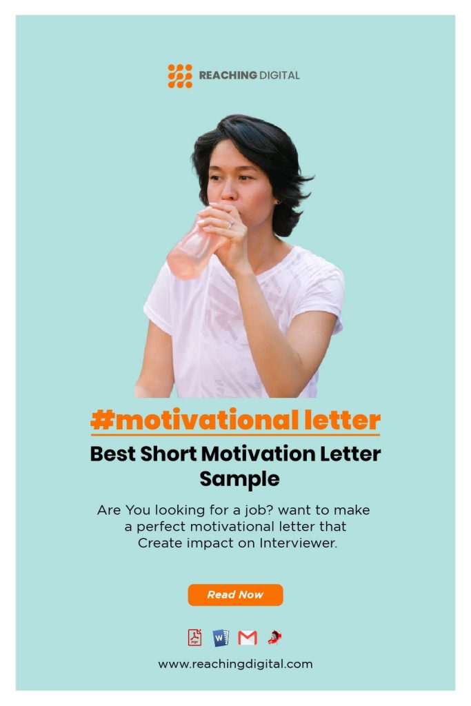Short motivation letter for job