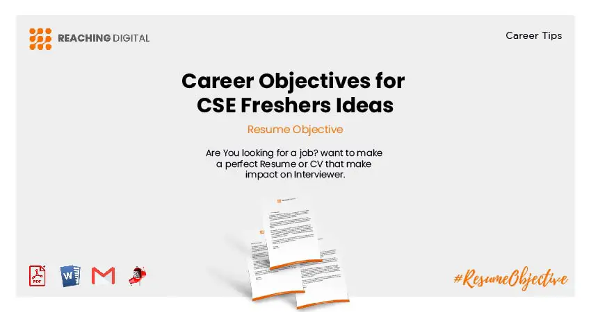 Best Career Objectives for CSE Freshers Ideas & Samples