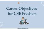 Career Objective For CSE Freshers