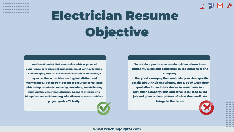 Electrical Engineering Resume Objective