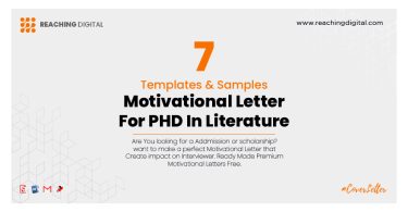 Motivation Letter For PHD In Literature