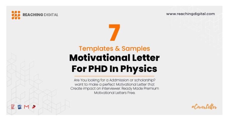 motivation letter for phd in physics