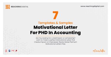 Motivation Letter For PHD In Accounting