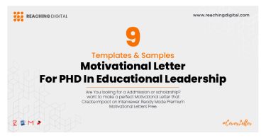 Motivation Letter For PHD In Educational Leadership