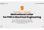 Motivation Letter For PHD In Electrical Engineering