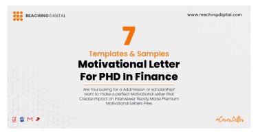 Motivation Letter For PHD In Finance