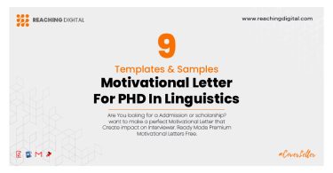Motivation Letter For PHD In Linguistics