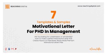 Motivation Letter For PHD In Management