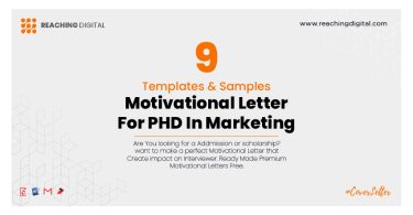 Motivation Letter For PHD In Marketing