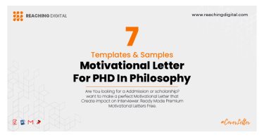 Motivation Letter For PHD In Philosophy